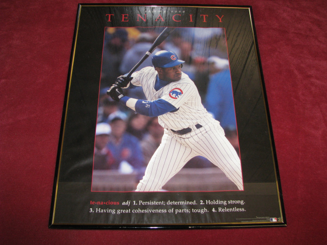 CHICAGO CUBS FRAMED POSTER - Sammy Sosa (#B-2721)