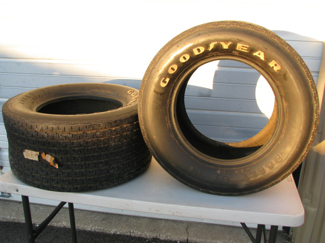 (2) GOODYEAR TIRES - M-50-15 Rally GT - NEW 
