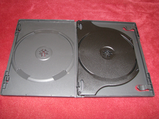 (144) BLACK DVD / CD CASES - Empty 