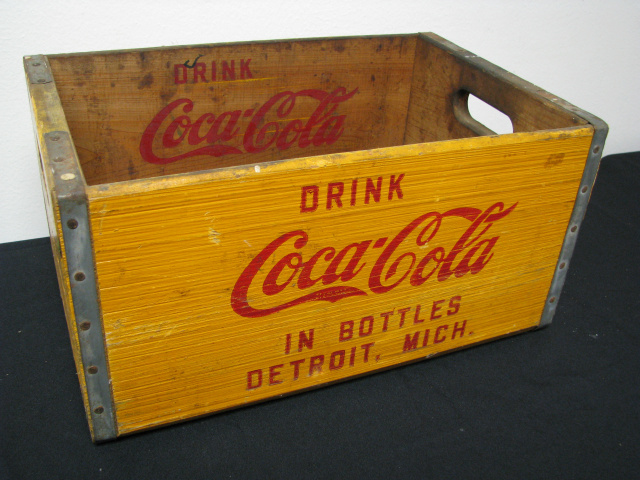 (7) WOODEN SODA CRATES - Coke / Pepsi   (# B-2944)