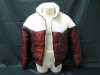 JACKET - IRIDESCENT Ruby Red & White - Large  (# CL-4)