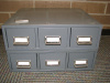 (13) STEELCASE CARD FILE CABINETS w/ Stands (# B-2971)